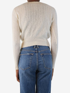 Doen Cream cropped jumper - size XS