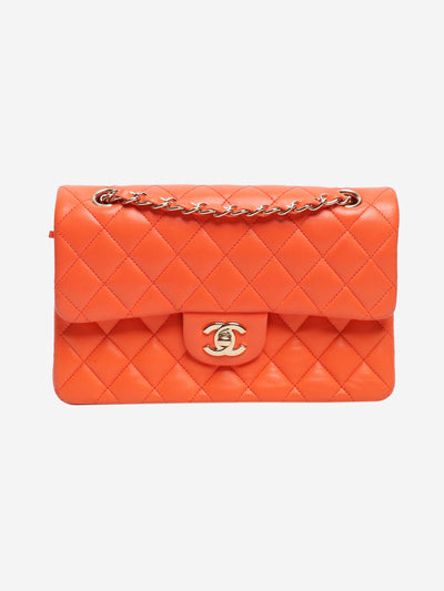 2020 Orange double flap bag Shoulder bags Chanel 