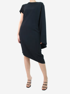 Osman Black asymmetrical dress - size UK 12