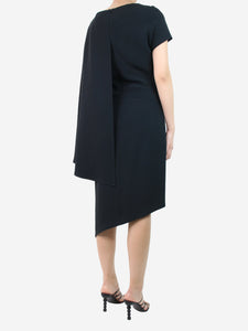 Osman Black asymmetrical dress - size UK 12