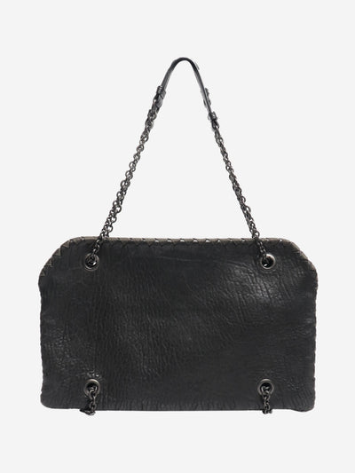 Black pebbled leather chain bag Shoulder Bag Bottega Veneta 