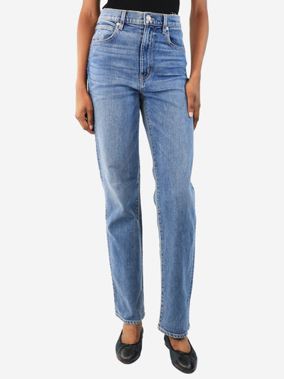 Blue straight-leg jeans - size UK 8 Trousers Slvrlake 