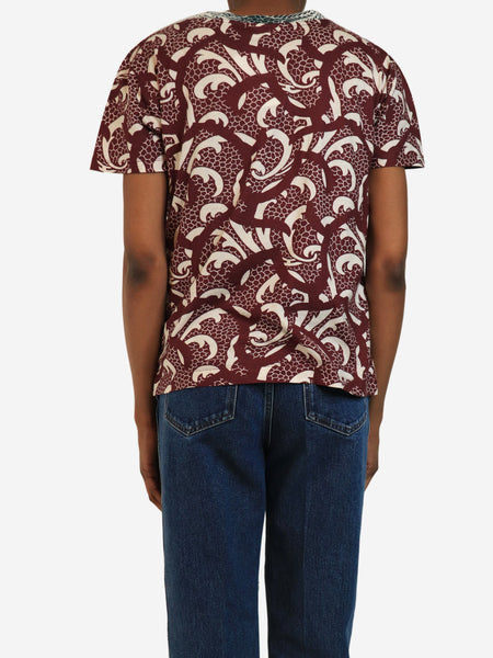 Purple printed t-shirt - size S alternate image