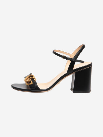 Black Marmont leather heels - size EU 37.5 (UK 4.5) Heels Gucci 
