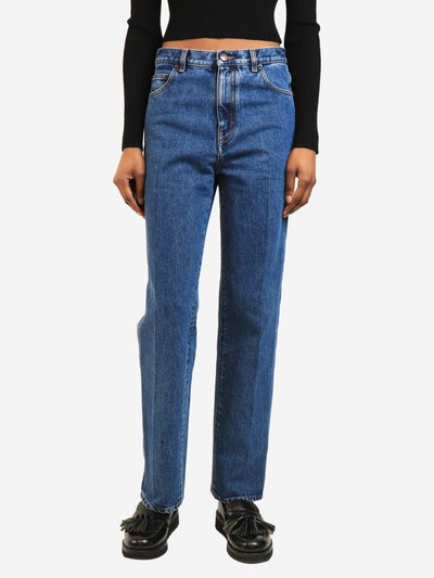 Blue denim straight leg jeans - size W 26 Trousers Loro Piana 