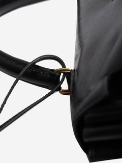 Black vintage box calf leather hermes kelly 28 Top Handle Bags Hermes 