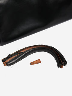 Black vintage box calf leather hermes kelly 28 Top Handle Bags Hermes 