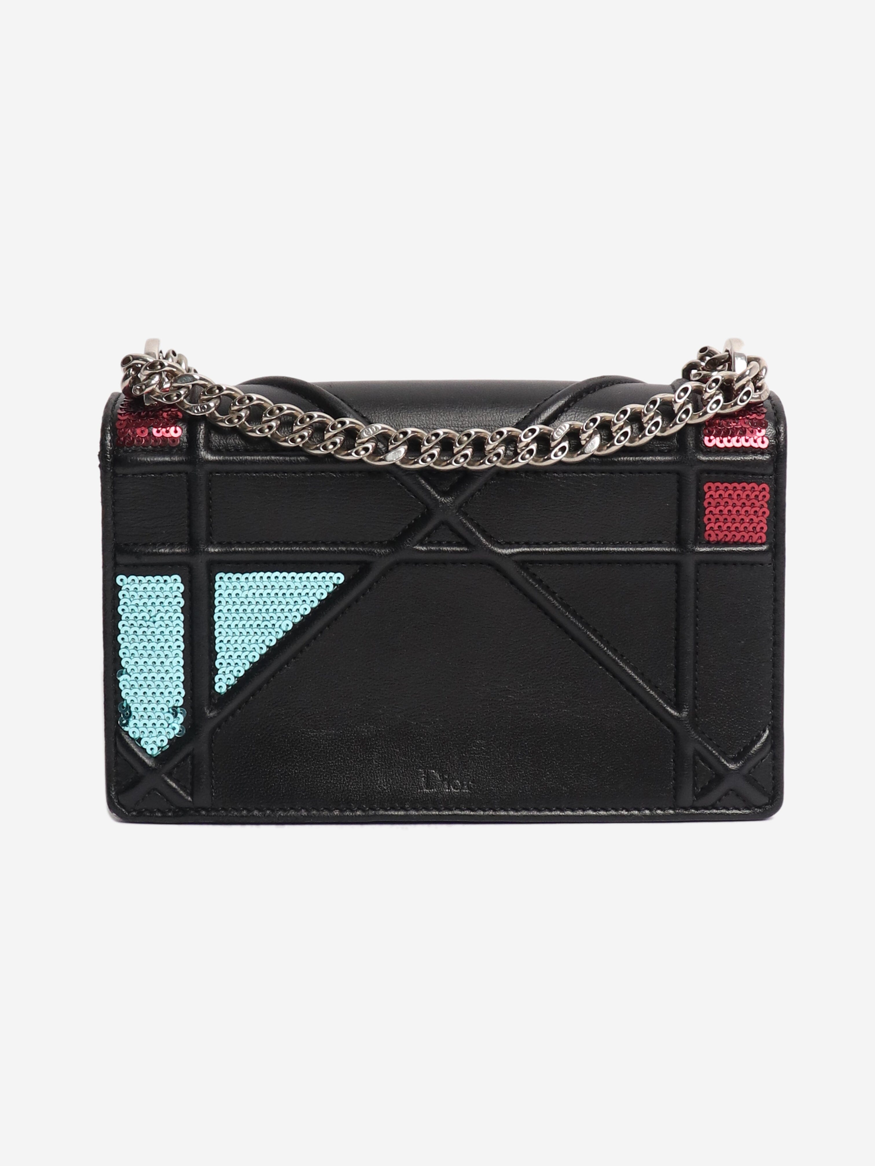Black small sequin Diorama crossbody bag Cross-body bags Dior 