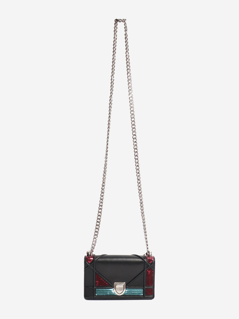 Black small sequin Diorama crossbody bag Cross-body bags Dior 