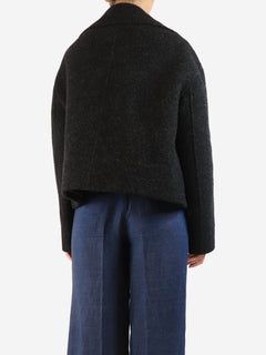 Dark grey wool peacoat - size UK 14 Coats & Jackets Dior 