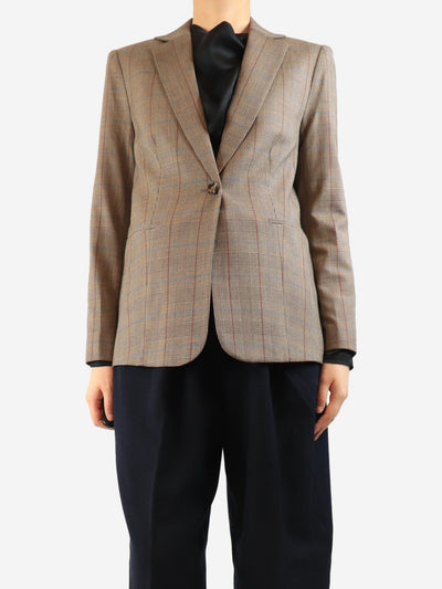 Brown check blazer - size S Coats & Jackets Frame 