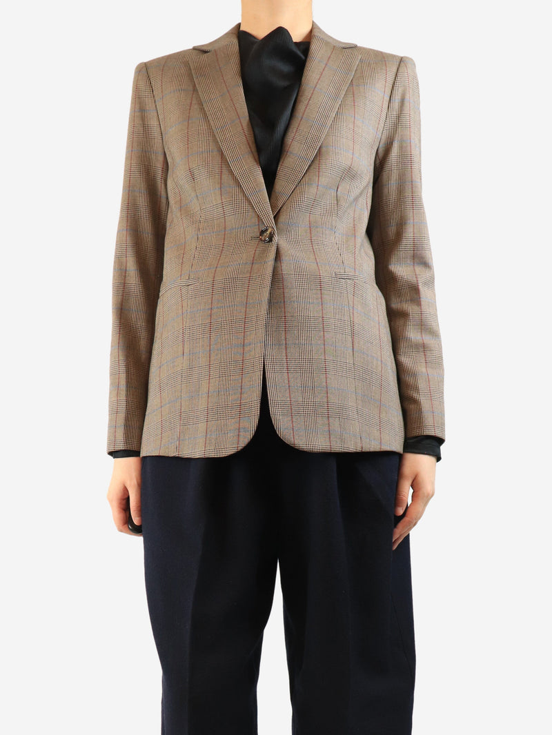 Brown check blazer - size S Coats & Jackets Frame 