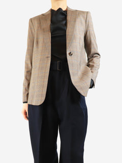 Brown check blazer - size S Coats & Jackets Frame 