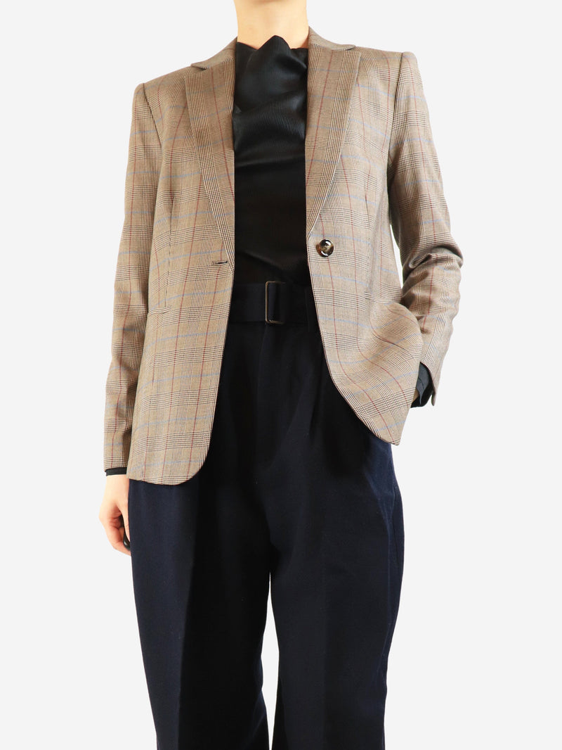 Brown check blazer - size S Coats & Jackets Frame 