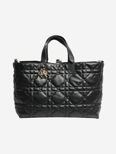 Black Toujours large leather bag Top Handle Bags Dior 