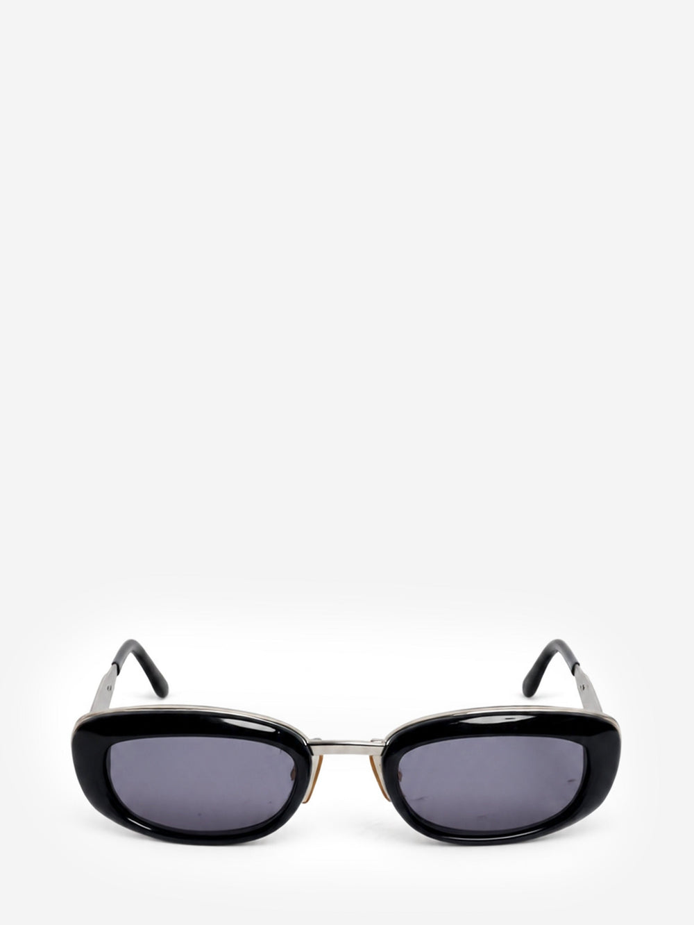 Black vintage 90s oval sunglasses Sunglasses Chanel 