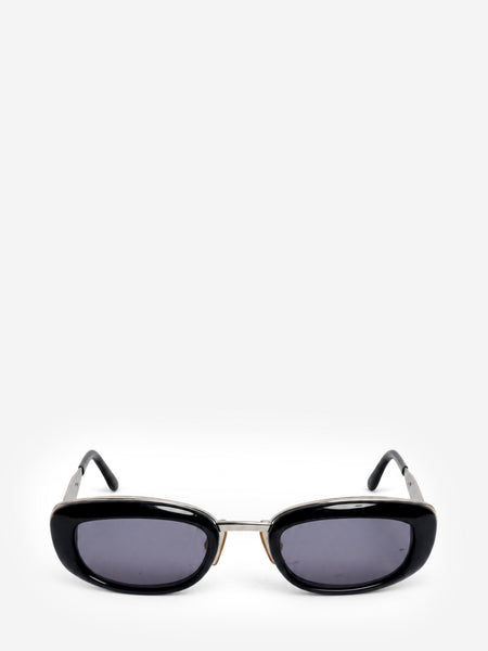 Black vintage 90s oval sunglasses product image