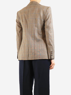 Brown check blazer - size S Coats & Jackets Frame 