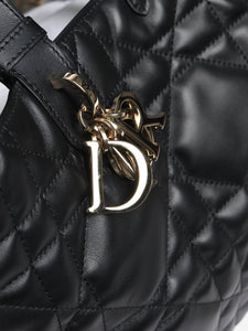 Christian Dior Black Toujours large leather bag