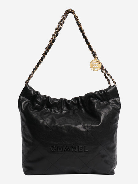 Black 22 caviar leather shoulder bag product image