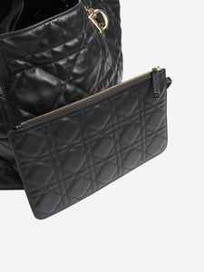 Christian Dior Black Toujours large leather bag