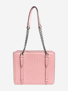 Pink Intrecciato chain shoulder bag Shoulder bags Bottega Veneta 