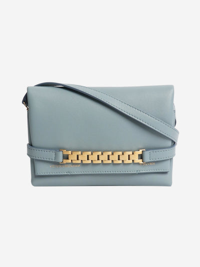 Blue chain leather crossbody bag Cross-body bags Victoria Beckham 