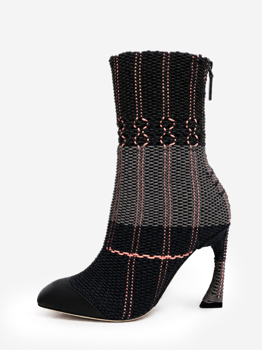 Navy woven ankle boots - size EU 38 Boots Christian Dior 