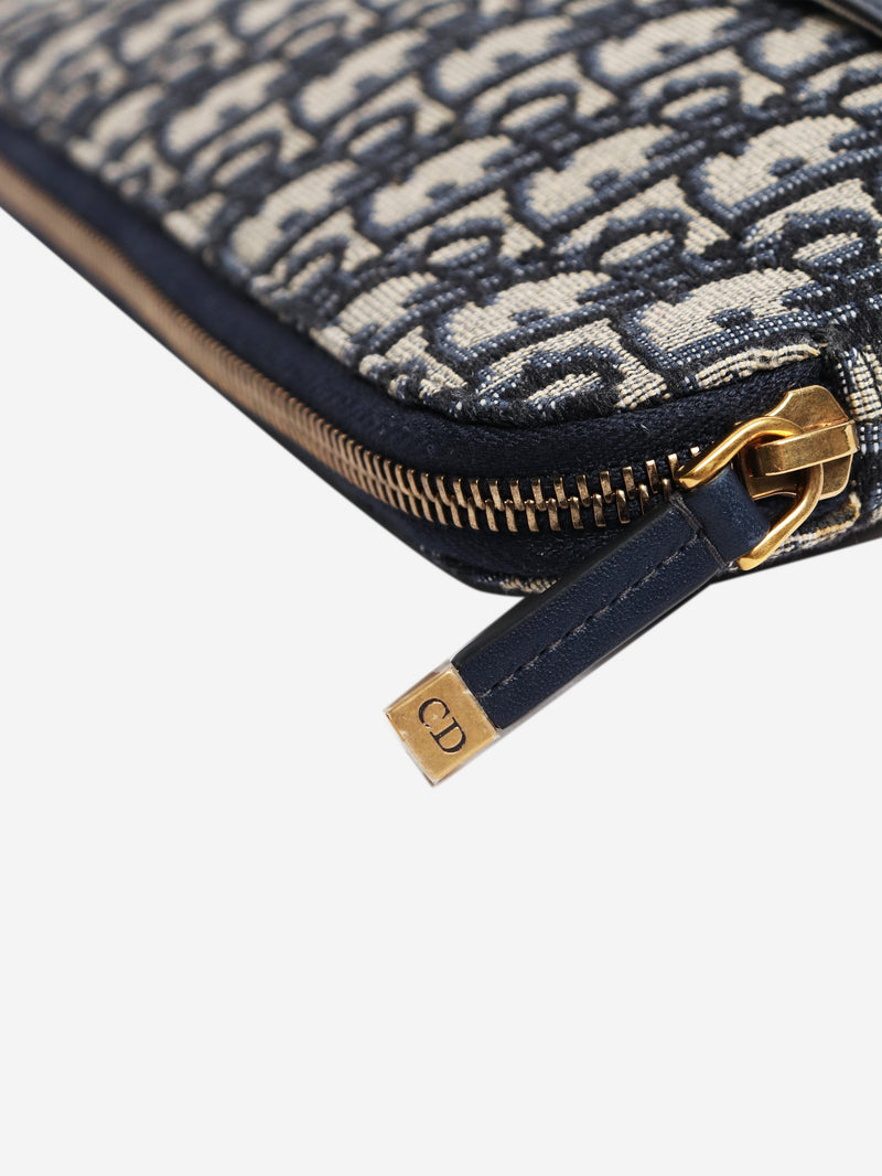 Blue Oblique DiorTravel Travel Kit Clutch bags Dior 