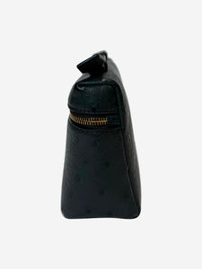 Loro Piana Dark green Extra Pocket L19 bag in Ostrich leather