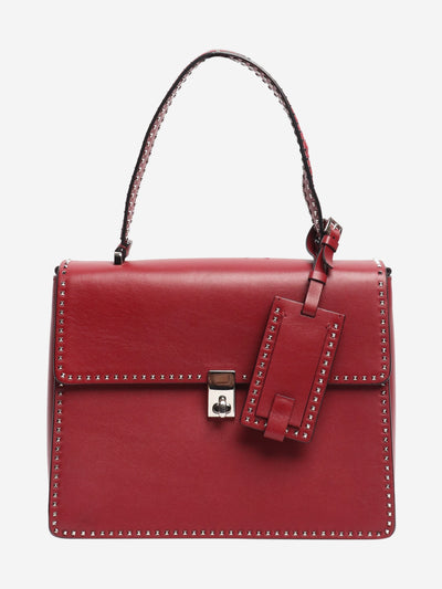 Red micro Rockstud shoulder bag Shoulder bags Valentino 