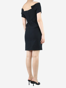 Jil Sander Black wide-neck dress - size UK 8