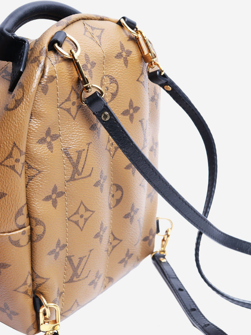 Brown Palm Springs Monogram mini backpack Backpacks Louis Vuitton 