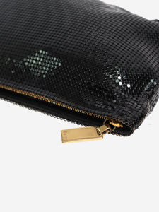 Celine Black chainmail pouch