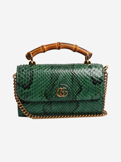 Green mini Diana python handbag Cross-body bags Gucci 