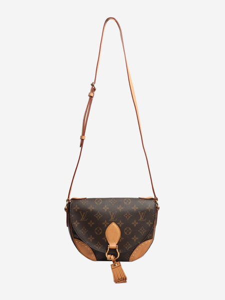 Brown Monogram canvas bag with tassel alternate image