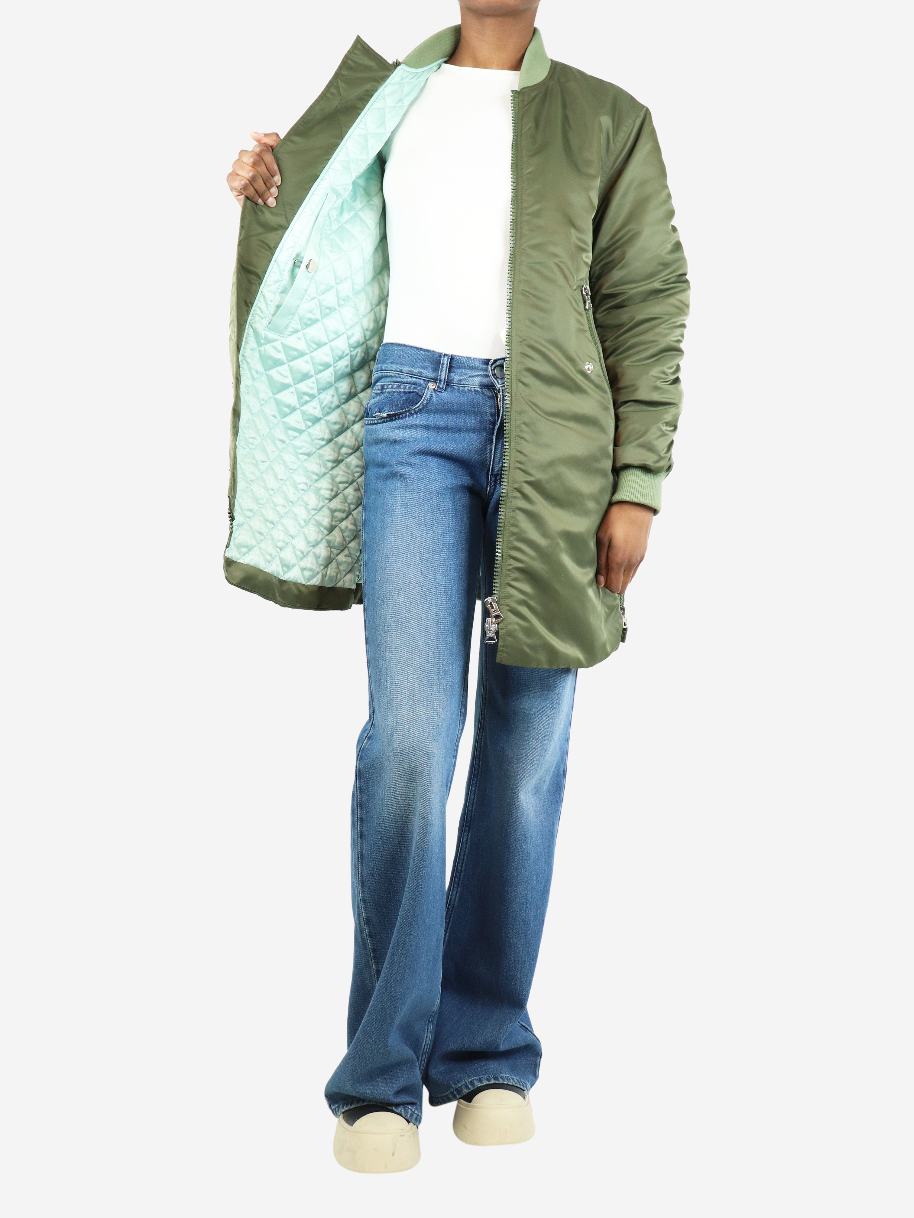 Khaki green Coos paw17 bomber jacket - size UK 4 Coats & Jackets Acne Studios 