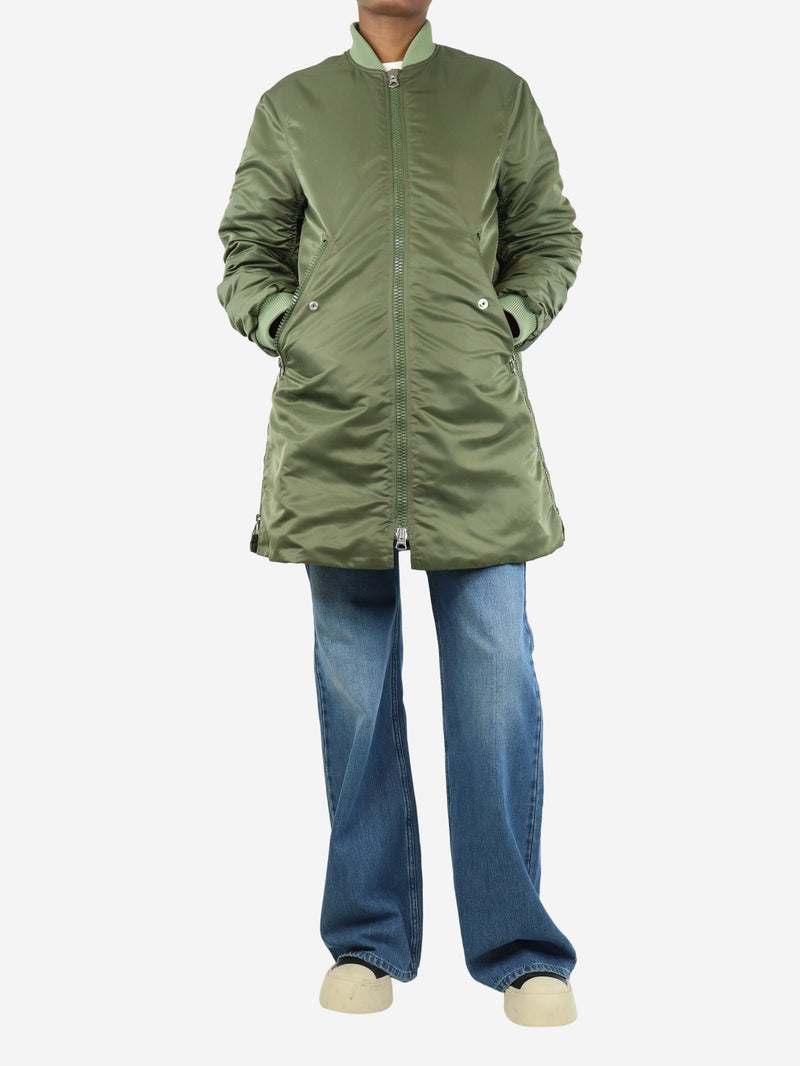 Khaki green Coos paw17 bomber jacket - size UK 4 Coats & Jackets Acne Studios 