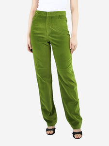 Wrong Generation Green velour trousers - size M