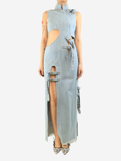Blue denim cut-out maxi dress - size S Dresses Marques / Almeida 