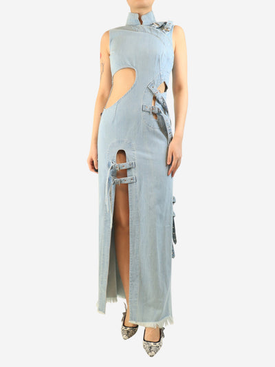 Blue denim cut-out maxi dress - size S Dresses Marques / Almeida 