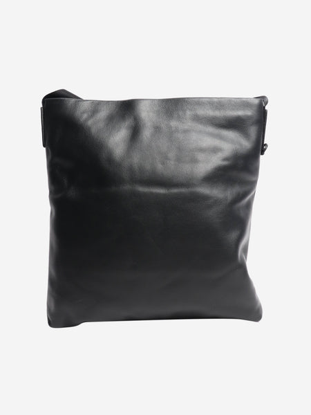Black leather pouch bag alternate image