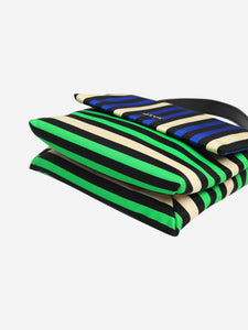 Lanvin Multicolour Sugar striped nylon crossbody bag