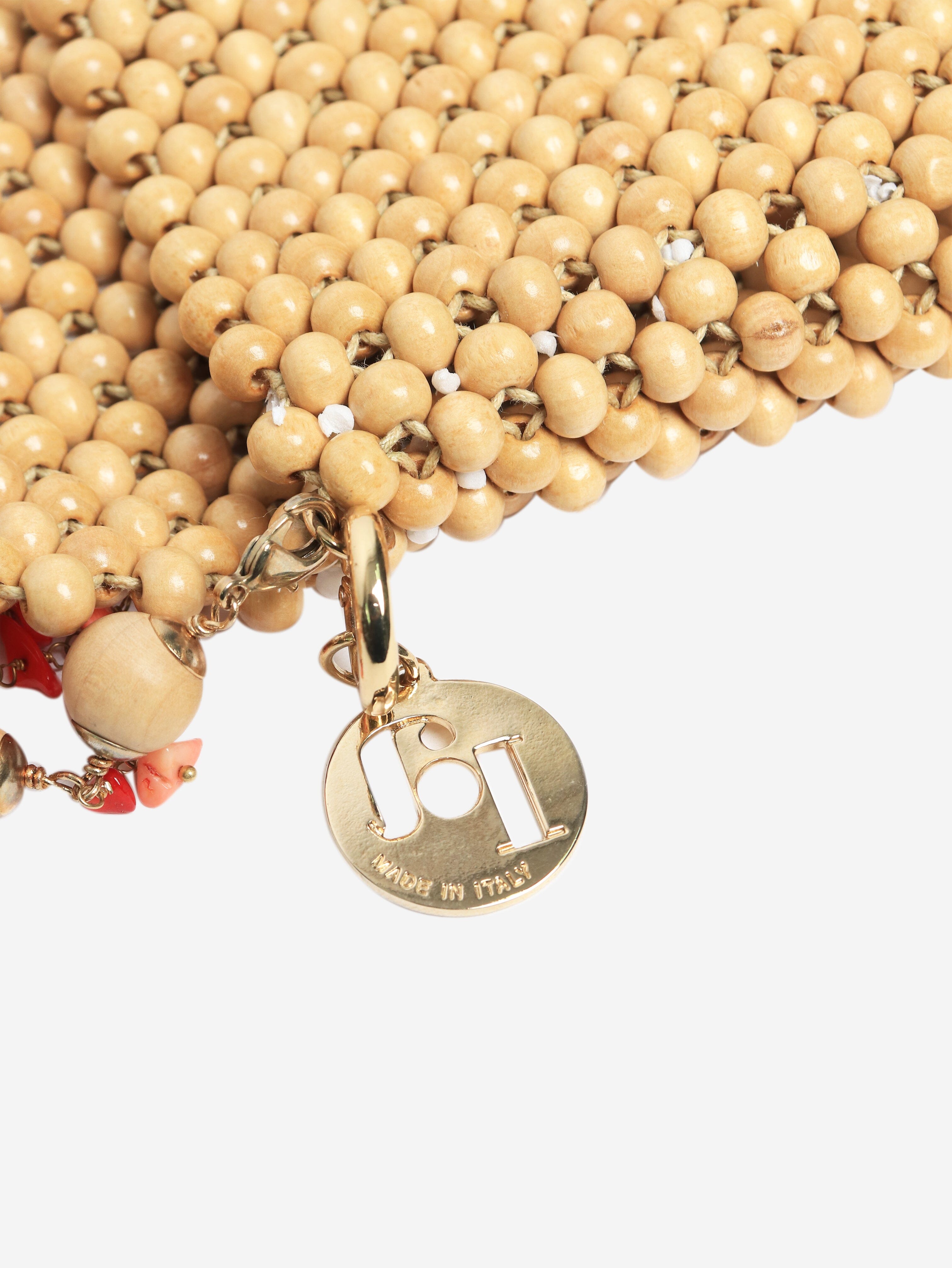Neutral beaded bag Cross-body bags Rosantica 