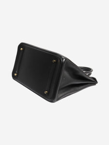Hermes Black Birkin 35 top handle bag