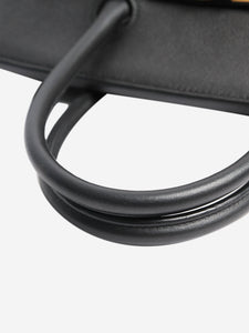 Hermes Black Birkin 35 top handle bag