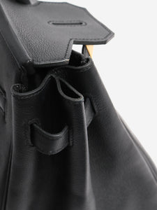 Hermes Black Birkin 35 top handle bag