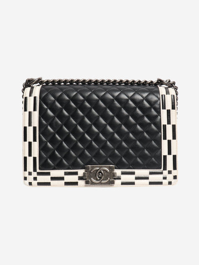 Black and white 2014 medium boy bag