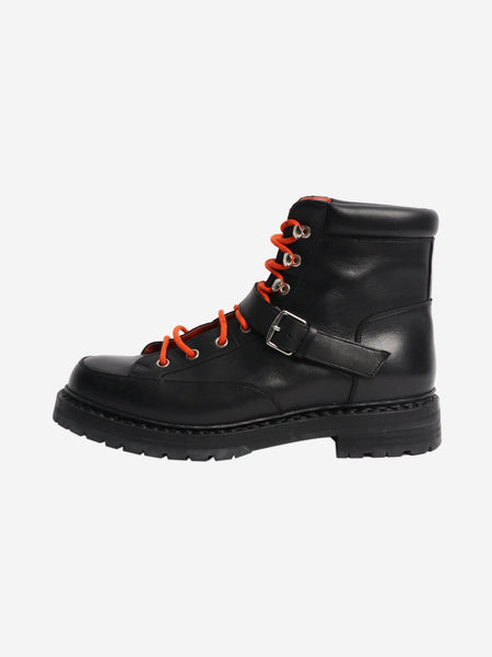 Black leather hiking boots - size EU 38 product image