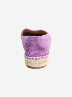 Purple espadrilles - size EU 40 Flat Shoes Chanel 